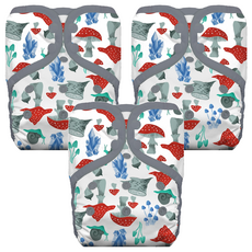 THIRSTIES 成長型口袋式布尿布 一般款, Forest Frolic, 3件