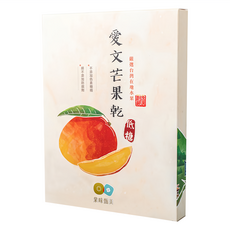 果味甄美 低糖愛文芒果乾 台灣在地水果 不添加色素糖精, 80g, 1盒