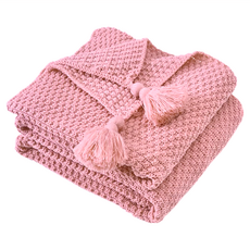 經典北歐風流蘇針織空調被