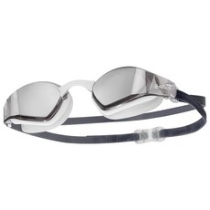 SAEKO 鍍膜三鐵廣角泳鏡 鑽石切割 防霧 銀白, 不適用, 1個