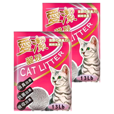 愛潔 貓砂 大球砂 粉袋, 6kg, 2包