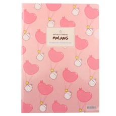 MOLANG 萌浪兔 資料夾, 氣球繪 多色, 1個