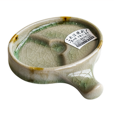 佐和陶瓷 綠開片多功能珍味 日本製小菜盤 (9 x 9.5 x 2cm 30ml) 單一顏色, 1個