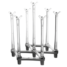 SPSAUCE 日式伸縮瀝水摺疊收納杯架, 1個