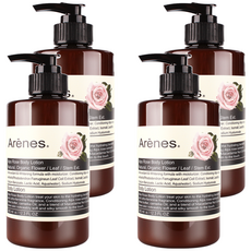 Arenes 愛霓思 玫瑰香氛植萃身體乳霜, 350ml, 4瓶
