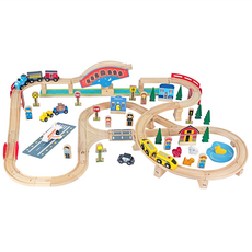 mentari 可動式拱橋交通軌道組 探索火車世界 建構空間感知力 無毒無害, 1組