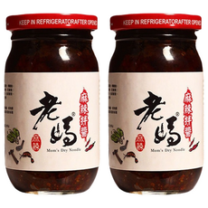 老媽拌麵 麻辣拌醬，10種辛香料，手工拌炒，沾醬/火鍋鍋底, 225ml, 2罐