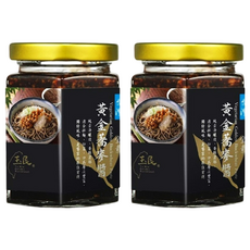 玉民 黃金蕎麥醬, 拌麵拌飯開胃首選, 素食XO醬, 嚴選酥脆飽滿黃金蕎麥, 180g, 2罐