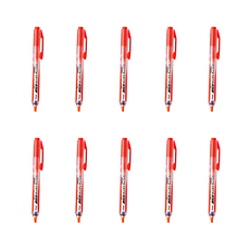 Pentel 飛龍文具 SLR3 SXNS15自動螢光筆專用替芯, 橙色, 12支