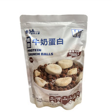 義美生醫 W PROTEIN纖脆牛奶蛋白 香蕉可可 250g, 1包