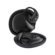 MONSTER 魔聲 OWS 開放式藍牙耳機 藍牙5.4 通話降噪 HIFI音質 單耳約5.5g IPX5防水, AC210, 黑錆色