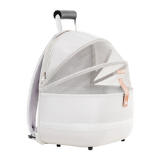 YSS 時尚蒙古包寵物背包 銀灰 寵物旅行必備, 33 x 25 x 40cm, 1個