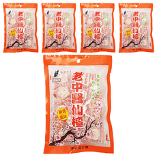 老中醫 仙楂糖, 傳統珍貴, 嚴選風味, 70g, 5袋