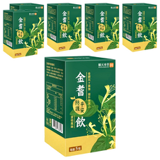 順天本草 金耆平安防護飲，金銀花+黃耆 提升保護力, 5包, 50ml, 6盒