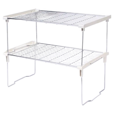 HIKARI 日光生活 多用途折疊架(中) 鋼鐵電鍍 樹脂ABS, R534, 2個