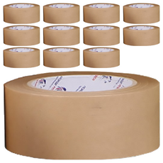 comet 牛皮紙封箱膠帶 48mm*40m, 棕色, 12捲