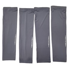 PORA BELLA 男款運動防曬抗UV冰絲涼感高彈袖套 UVS016, 2組, 深灰色, L