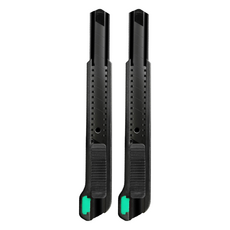 Pro'sKit 寶工 抗彎牆紙美工刀, 2支, 黑色