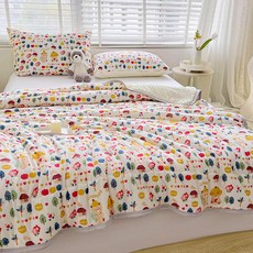 針織卡通豆豆兒童四季被, 逗逗熊