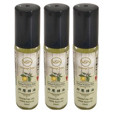 金牌金門一條根 檸檬馬鞭草精油滾珠瓶 100%天然 10ml, 3瓶, 1組