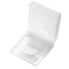 MUJI 無印良品 聚丙烯捲線收納盒 附手機立架 方型NONE, 半透明, 1個