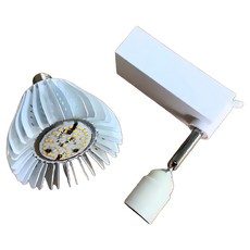 JIUNPEY 君沛光電 軌道式 電源分離式植物燈杯 加強型光譜 50W E27, 紅藍光(3200K), 1個