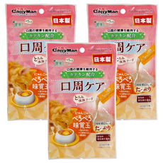 CattyMan 口腔清新肉泥 貓用 10g x 5包, 雞肉, 50g, 3袋
