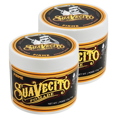 Suavecito 水洗式髮油 加強款 - 定型力強, 線條感強烈, 中長髮推薦, 113g, 2罐