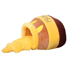 YOGiSSO 蜂蜜罐造型貓屋, 39 x 32cm, 棕色 + 黃色, 1個