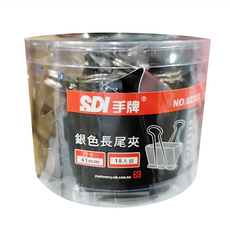 SDI 手牌 銀色長尾夾 0233T, 41mm, 18入, 1盒