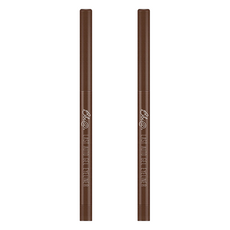 BBIA 魅雅 極細防水抗暈持久眼影眼線膠筆 3mm圓形筆芯 令人感動的絕無結塊滑順質地, 04 Mellow Brown, 2支