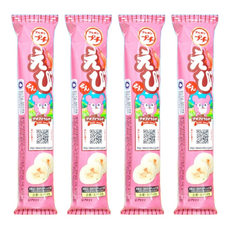 BOURBON 北日本 一口蝦味米果, 33g, 4包