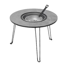 MOUNTAINHIKER 山之客 圍爐煮茶桌 SZK860, 石紋