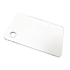 Edenstall 透明長方形壓克力調色盤, 一格, 1個