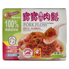 Mom's Kitchen 媽媽的廚房 寶寶專用肉鬆 海藻 1歲以上 12包, 13g, 1盒