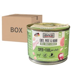 MAC's 馬克 成貓無穀主食罐 德國馬克, 鴨肉 + 火雞肉 + 雞肉, 200g, 6罐