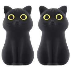 Bone 蹦克 角色氣嘴塞, 喵喵喵 黑色, 1組