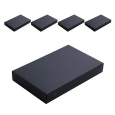 禮物盒 34號 34 x 22 x 4.8 cm, 黑色, 5個