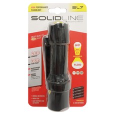 SOLIDLINE SL7 塑鋼可調焦手電筒 400流明 30小時運行時間 防塵防水, 1個