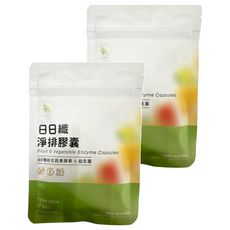 KHDr. 日日纖淨排膠囊 80種綜合蔬果酵素+益生菌 600mg, 30顆, 18g, 2包
