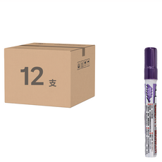 LIBERTY 利百代 900B 嘜克筆, 速乾防水，可用於書寫、繪圖或記號, 紫色, 12支