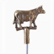 triangle 三角牌 高級黃銅+不銹鋼動物烤肉串叉 28cm, 1支, 1入