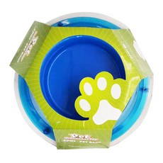 CrazyPAWS 瘋狂爪子 繽紛寵物碗 L, 藍色, 1個