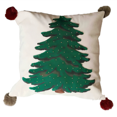 羅瓦涅米耶誕絨球抱枕套
