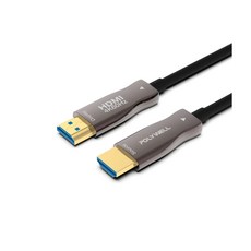 POLYWELL 寶利威爾 HDMI 2.0 AOC 光纖影音傳輸線 公對公, 1條, 20m