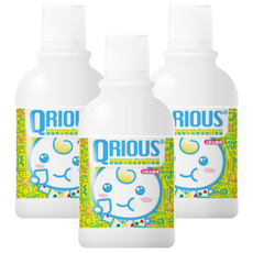QRIOUS 奇瑞斯 小兒潔淨漱口菁華, 口腔蛋白質超聚合配方, 300ml, 3瓶