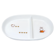 kanesho 金正陶器 陶瓷二格盤 (約直徑21x13x3CM) - 日本產, MIFFY, 1個