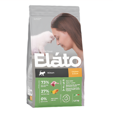 Elato 杜莎 EC1 幼貓成長配方 天然無榖貓糧, 鮮雞佐鴨, 1.5kg, 1袋