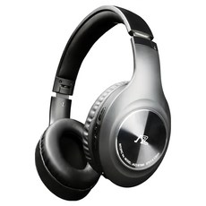 INTOPIC 廣鼎 JAZZ-BT990 藍牙5.1摺疊頭戴耳機，40mm高音質單體，17小時續航，舒適皮革耳罩, 黑色