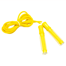 SUCCESS 成功 粉彩瘦身跳繩, 加重握把設計, 繩子長度可調, 275cm, 黃色, 1條
